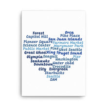 Load image into Gallery viewer, Washington Love Canvas