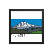 Load image into Gallery viewer, Mt. Rainier Framed poster