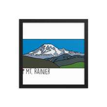 Load image into Gallery viewer, Mt. Rainier Framed poster