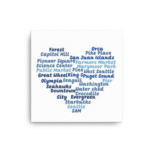 Load image into Gallery viewer, Washington Love Canvas