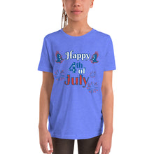 Load image into Gallery viewer, 4th of July Youth Short Sleeve T-Shirt