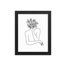Load image into Gallery viewer, Head of Flowers Framed Poster