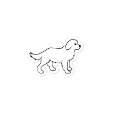 Load image into Gallery viewer, White Dog Sticker