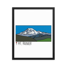 Load image into Gallery viewer, Mt. Rainier Framed poster