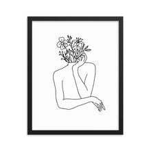 Load image into Gallery viewer, Head of Flowers Framed Poster