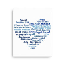 Load image into Gallery viewer, Washington Love Canvas