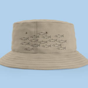 Salmon School Bucket Hat