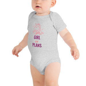 Little Girl Big Plans Infant Bodysuit