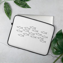 Load image into Gallery viewer, Salmon School Laptop Sleeve
