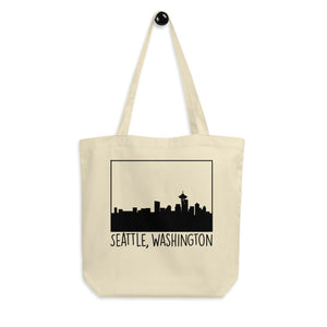 Seattle Skyline Eco Tote Bag