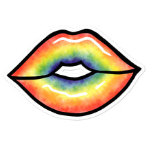 Load image into Gallery viewer, Rainbow Lips Sticker
