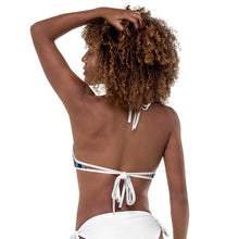 Load image into Gallery viewer, Navy Blue Seaweed Bikini Top
