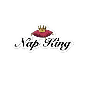 Nap King Sticker