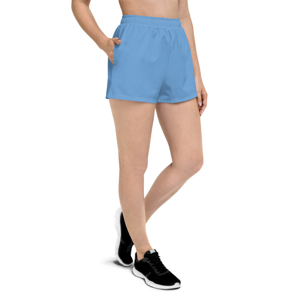 Light Blue Women's Athletic Short Shorts