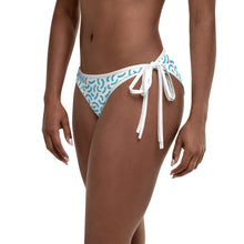 Load image into Gallery viewer, Blue Squiggle Bikini Bottom
