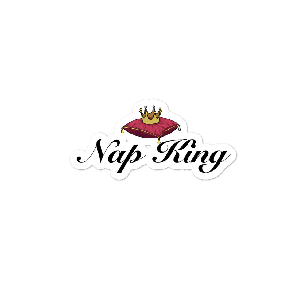 Nap King Sticker