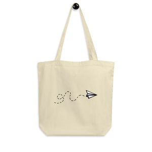 Paper Airplane Eco Tote Bag