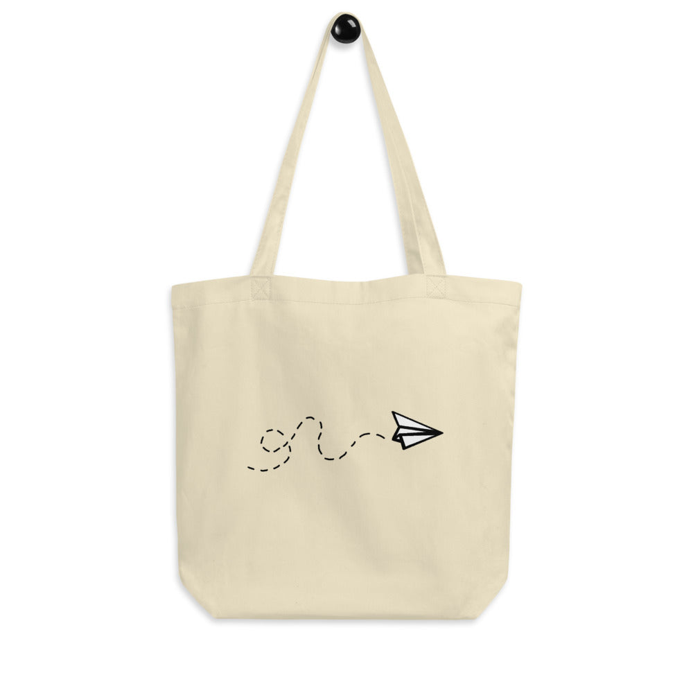 Paper Airplane Eco Tote Bag
