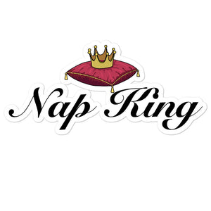 Nap King Sticker