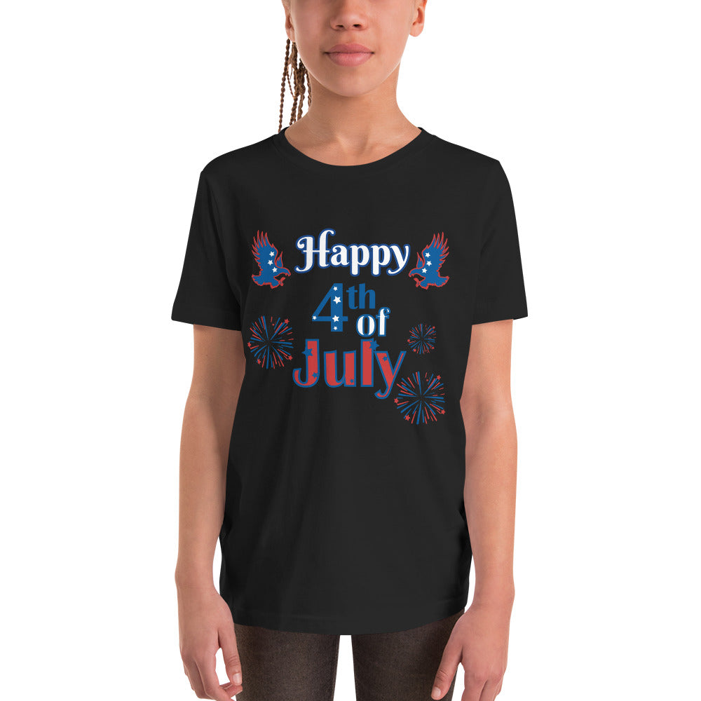 4th of July Youth Short Sleeve T-Shirt