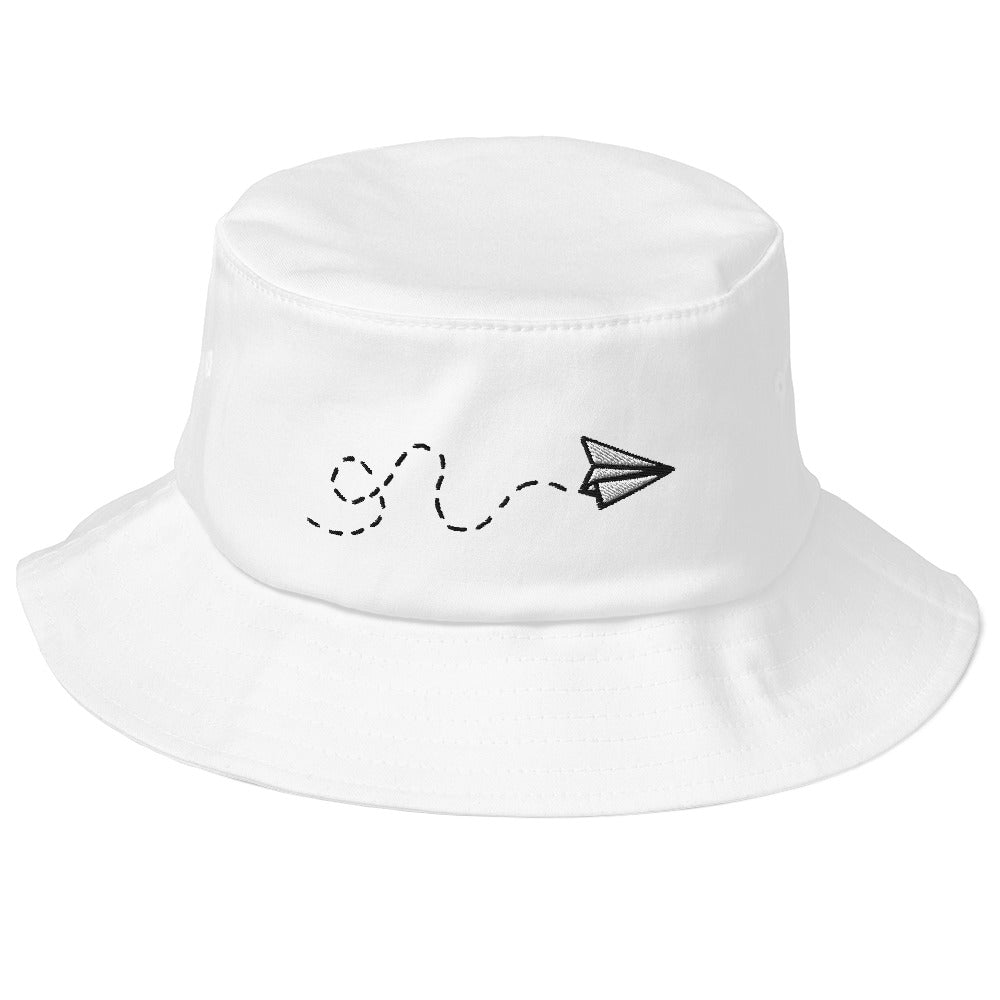 Paper Airplane Bucket Hat