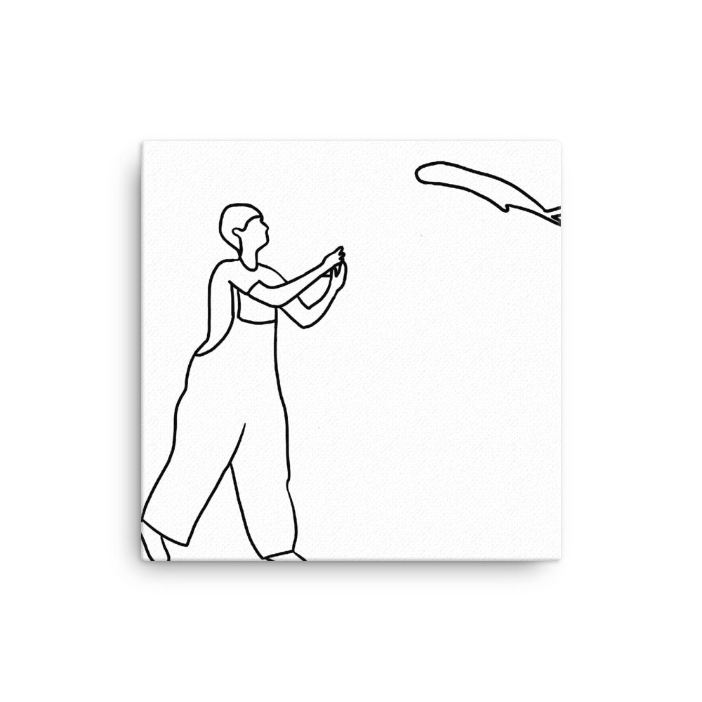 Pike Place Fish Throw Canvas
