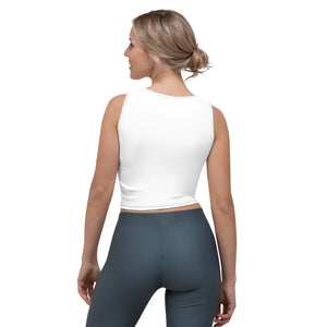 One Line Face Crop Top