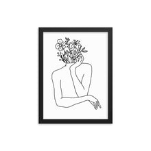 Load image into Gallery viewer, Head of Flowers Framed Poster
