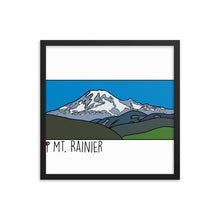 Load image into Gallery viewer, Mt. Rainier Framed poster
