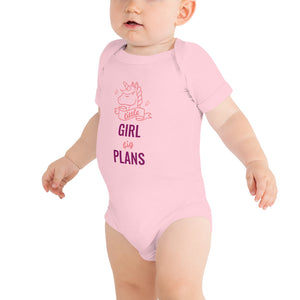 Little Girl Big Plans Infant Bodysuit