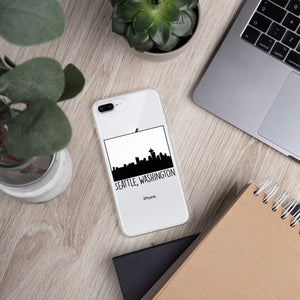 Seattle Skyline iPhone Case