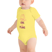 Load image into Gallery viewer, Little Girl Big Plans Infant Bodysuit

