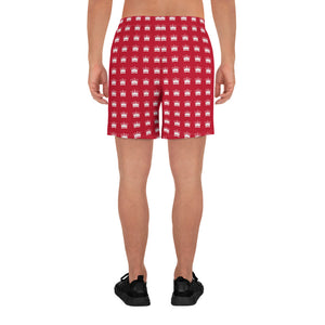 Red Crown Men's Athletic Long Shorts