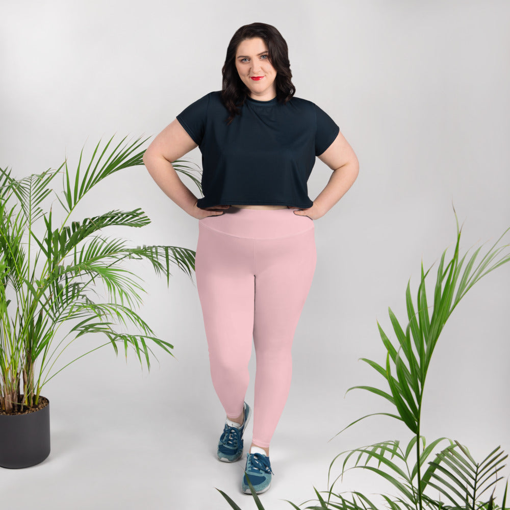 Blush Pink Plus Size Leggings