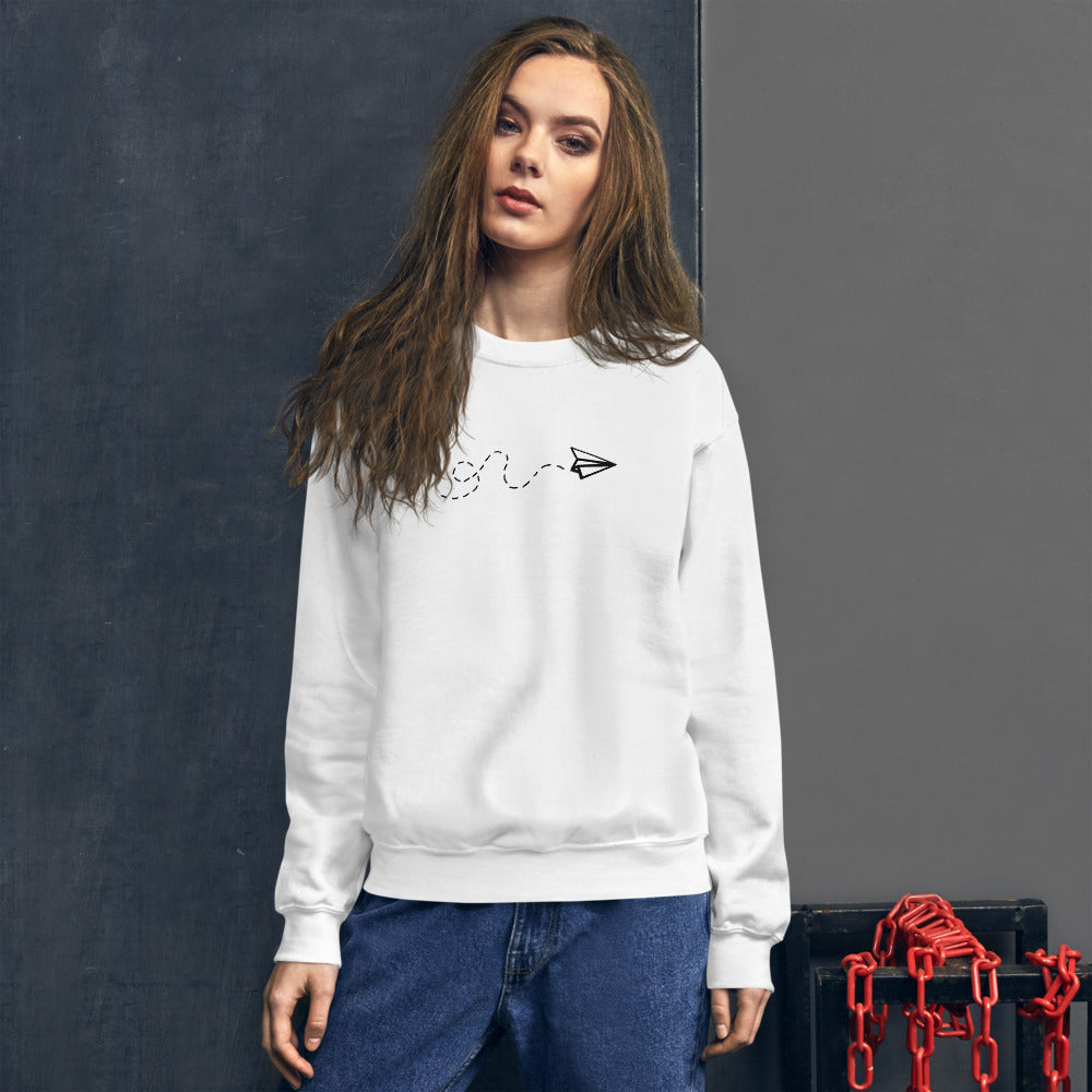 Paper Airplane Sweatshirt