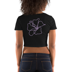 Lavender Hibiscus Women’s Crop Tee