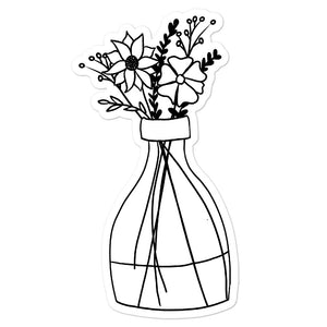 Flower Vase Sticker