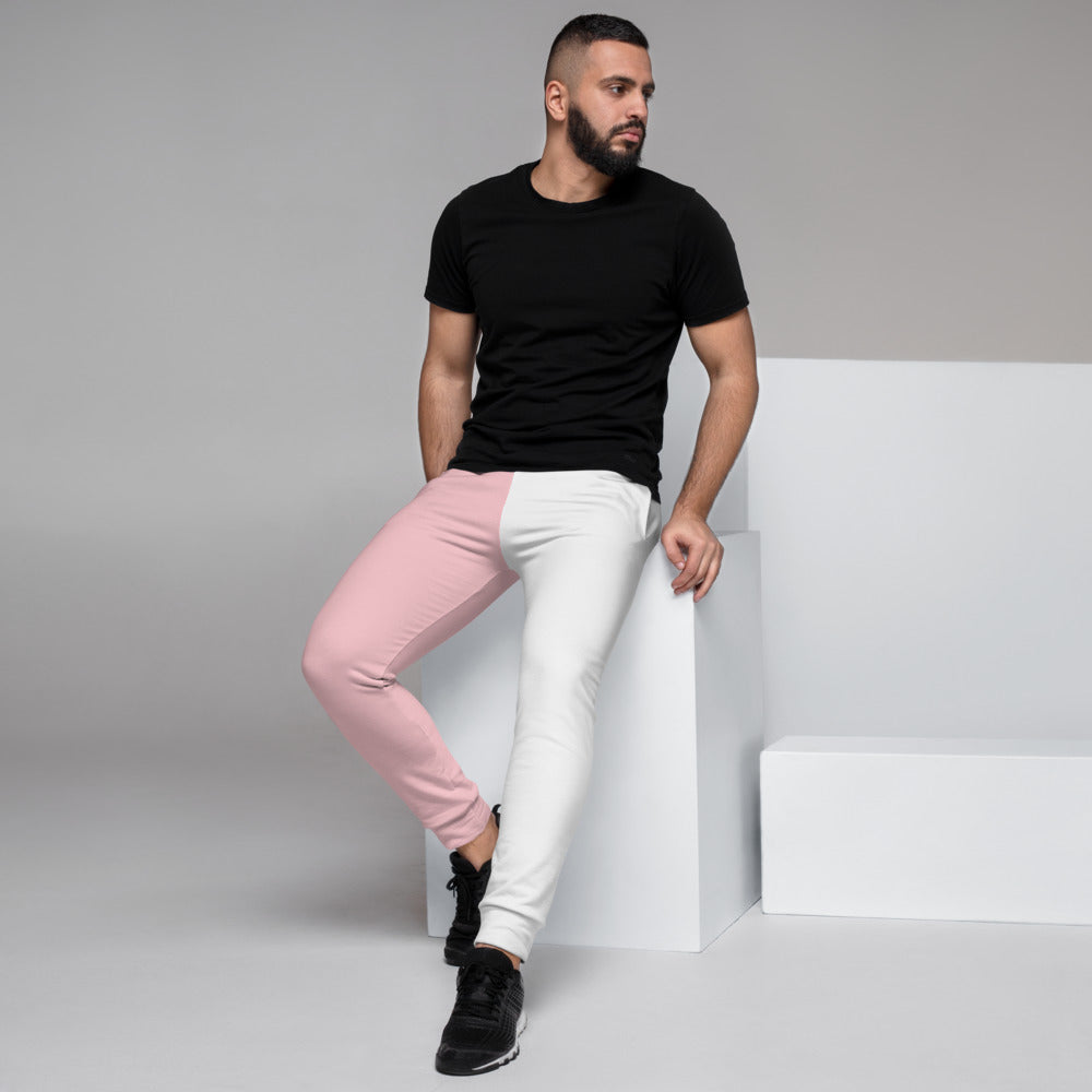 Pink Split Men's Joggers