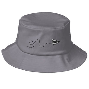 Paper Airplane Bucket Hat