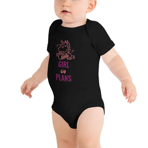 Little Girl Big Plans Infant Bodysuit