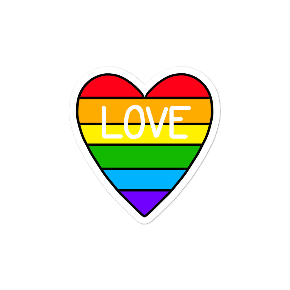Pride Heart Sticker