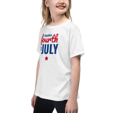 Load image into Gallery viewer, Fourth of July Youth Short Sleeve T-Shirt
