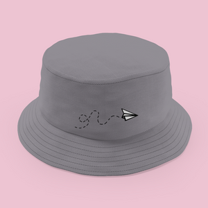 Paper Airplane Bucket Hat